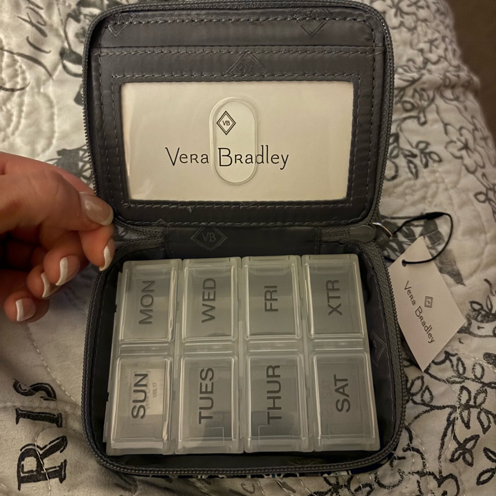 vera bradley travel pill container
